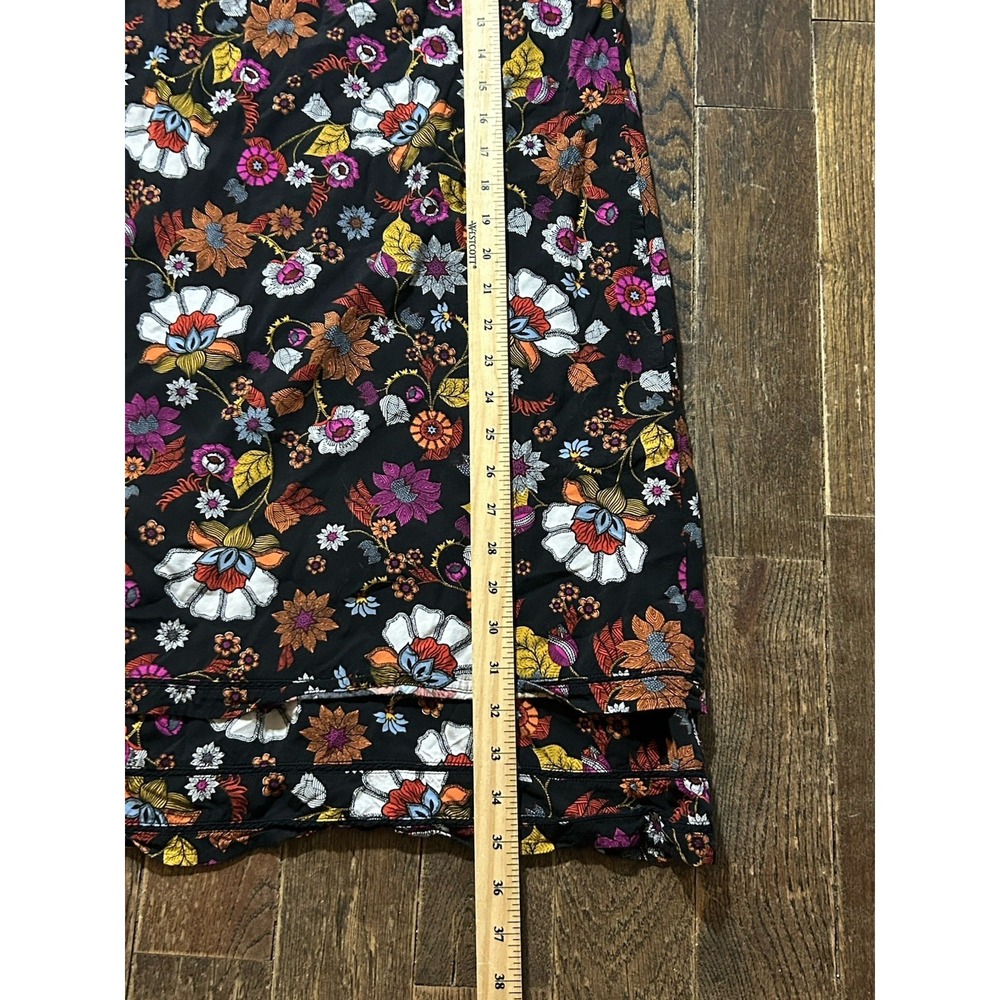 J. Jill Floral Tunic Mini Dress Sleeveless Floral Layer Hem Women Size S - Picture 2 of 6